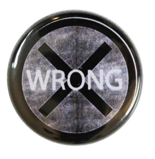 wrong badge